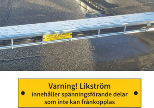 Utmärkning av dolt förlagd kabel, Svensk Elstandard 2019.